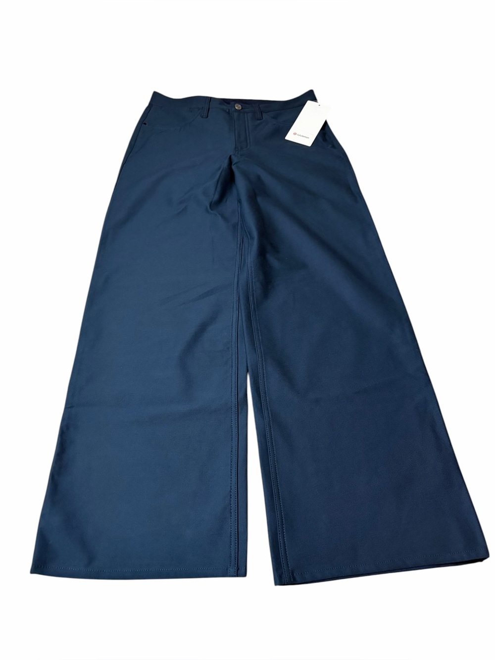 NWT Lululemon Easy Five Low-Rise Classic Wide-Leg Pant True Navy Size 28” Waist